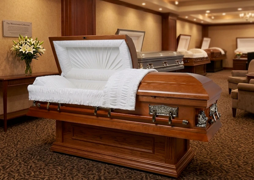 American-style casket