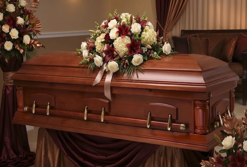 Funeral flower arrangement